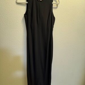 Chic Black Backless Dress